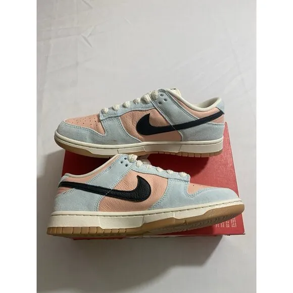 New Women’s Size 12 - Nike Dunk Low Glacier Blue Arctic Orange HJ7341 474