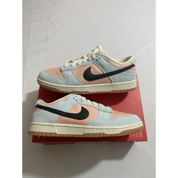New Women’s Size 12 - Nike Dunk Low Glacier Blue Arctic Orange HJ7341 474