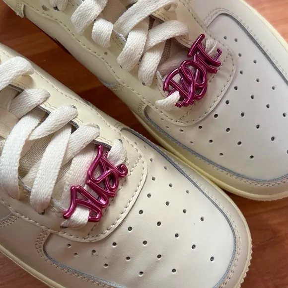 NEW Womens Size 7 Nike Air Force 1 '07 Coconut Milk Alabaster Playful Pink Shoes