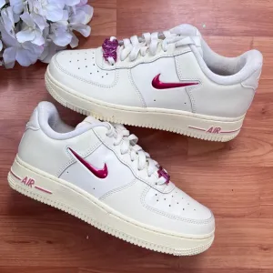 NEW Womens Size 7 Nike Air Force 1 '07 Coconut Milk Alabaster Playful Pink Shoes