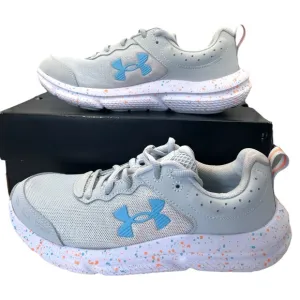 New Women's Under Armour Charged Assert 10 Paint Splatter Running Shoes- Size 6