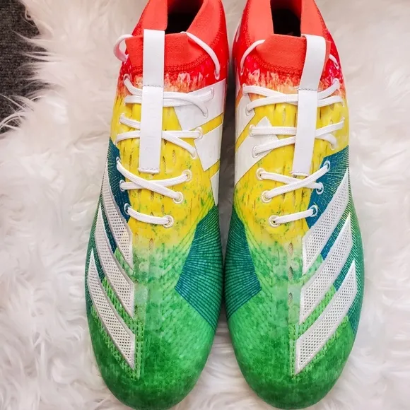 NIB Adidas Adizero 8.0 Lightweight Football Cleats, Size 18 Men's