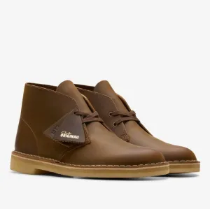 NIB Clarks Originals Desert Boot Beeswax Chukka Shoes Leather Lace-Up Brown 9.5