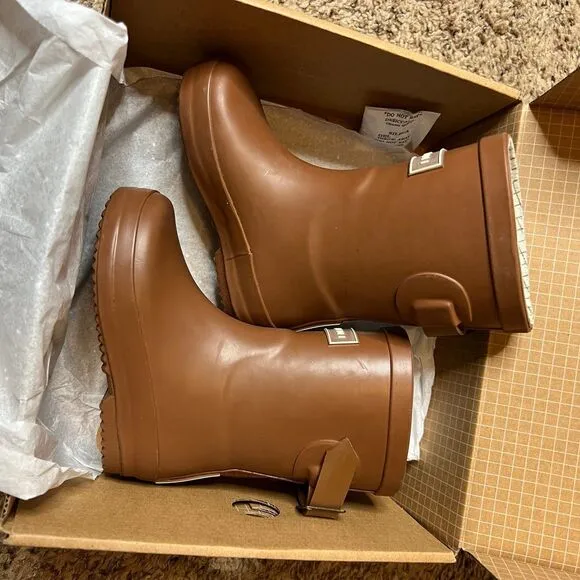 NIB Goumi Kids Muddies Sienna SZ 8 Toddler Rain Boots Shoes