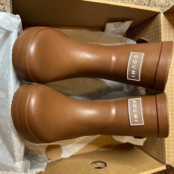 NIB Goumi Kids Muddies Sienna SZ 8 Toddler Rain Boots Shoes