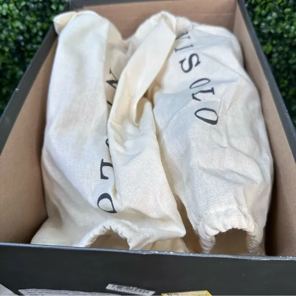 NIB Nisolo x anthropology all day open toe clog in almond new