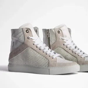 NIB | Zadig And Voltaire High Top Flash Keith Sneakers with Dust Bag FR38/US7‎