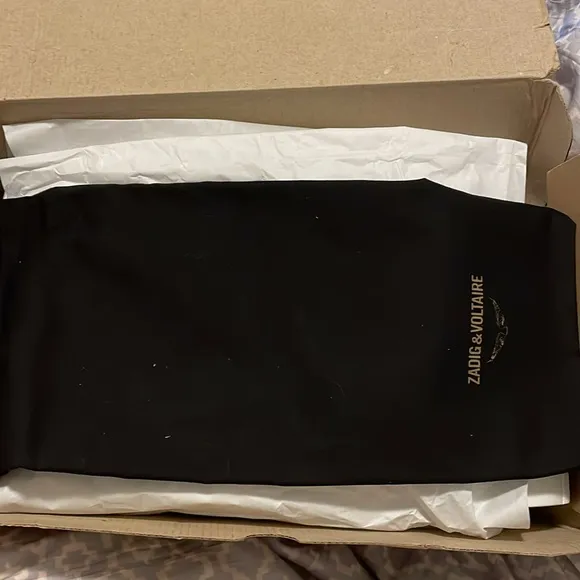 NIB | Zadig And Voltaire High Top Flash Keith Sneakers with Dust Bag FR38/US7‎