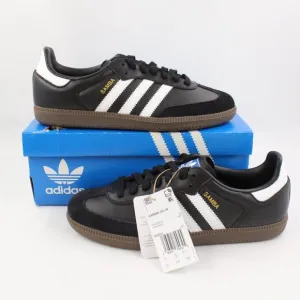 NIDB Adidas Women's Samba OG Sneakers in Black/White US Size 7.5 (IG9031)