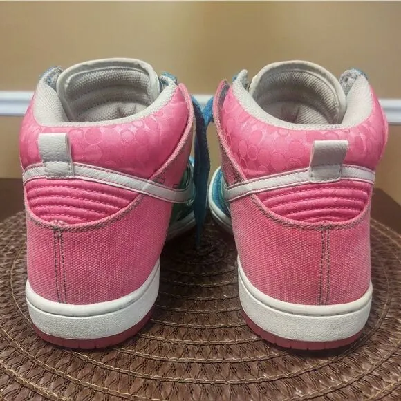 Nike 6.0 High Dunk Womens Sneaker Skater Shoes Sz 9 Retro 454054-136