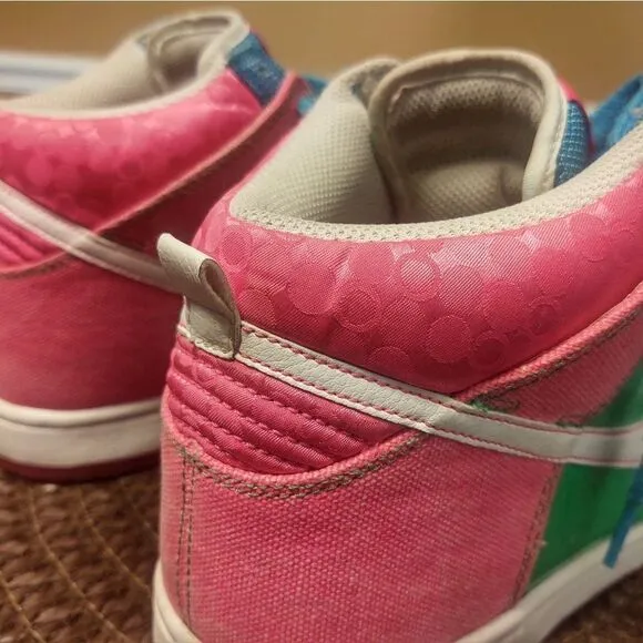 Nike 6.0 High Dunk Womens Sneaker Skater Shoes Sz 9 Retro 454054-136