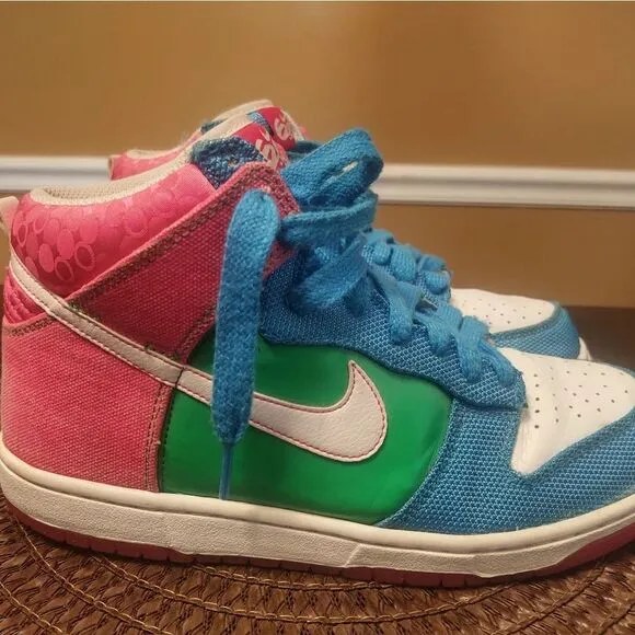 Nike 6.0 High Dunk Womens Sneaker Skater Shoes Sz 9 Retro 454054-136