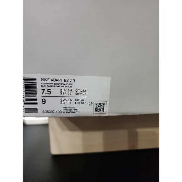 Nike Adapt BB 2.0 Basketball Shoes Astronomy Blue Auto Lace