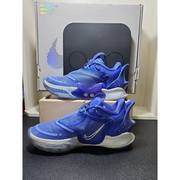 Nike Adapt BB 2.0 Basketball Shoes Astronomy Blue Auto Lace
