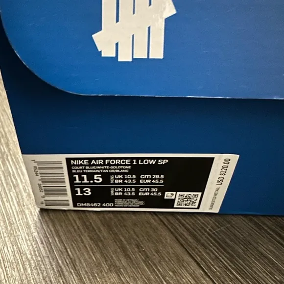 Nike af1 low “undefeated”
