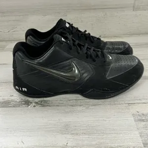 Nike Air Baseline Men’s Low Top Lace Up Basketball Shoes Size 10.5 Color-Black