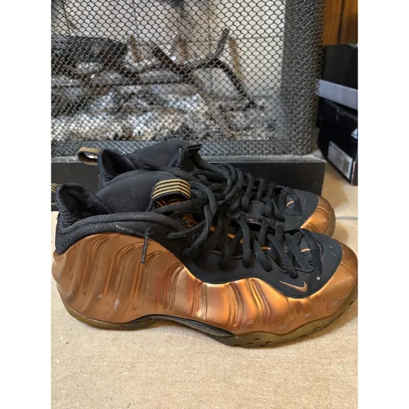 Nike Air Foamposite One Copper Men’s Tennis Shoes Rare! Size 10.5