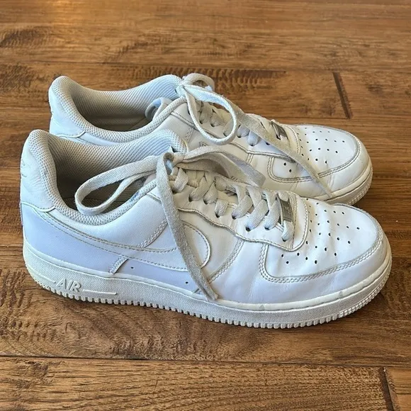 Nike Air Force 1 '07 AF1 Sneakers Basketball Shoes White Women's Size 10