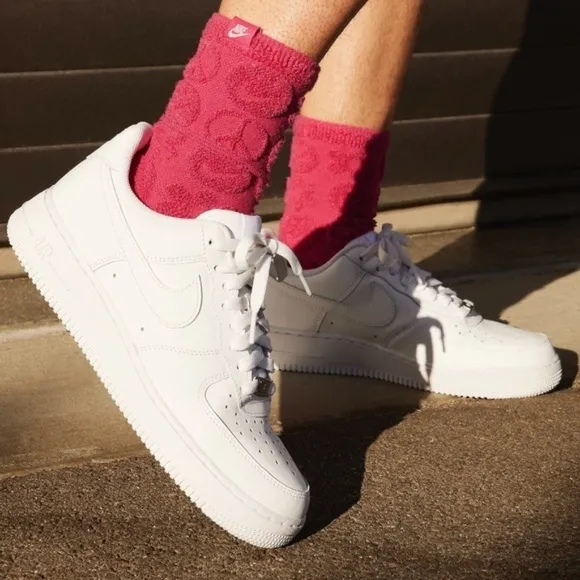 Nike Air Force 1 '07 AF1 Sneakers Basketball Shoes White Women's Size 10