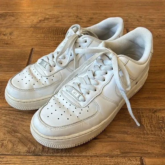 Nike Air Force 1 '07 AF1 Sneakers Basketball Shoes White Women's Size 10
