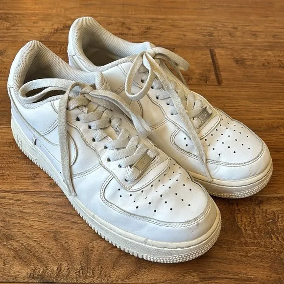 Nike Air Force 1 '07 AF1 Sneakers Basketball Shoes White Women's Size 10