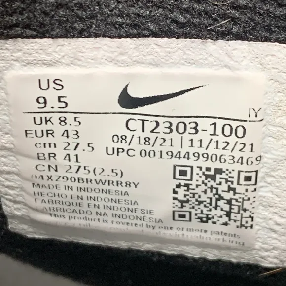 Nike Air Force 1 '07 High '21 Pebbled Leather Shoes Ct2303-100 Men's Sz 9.5