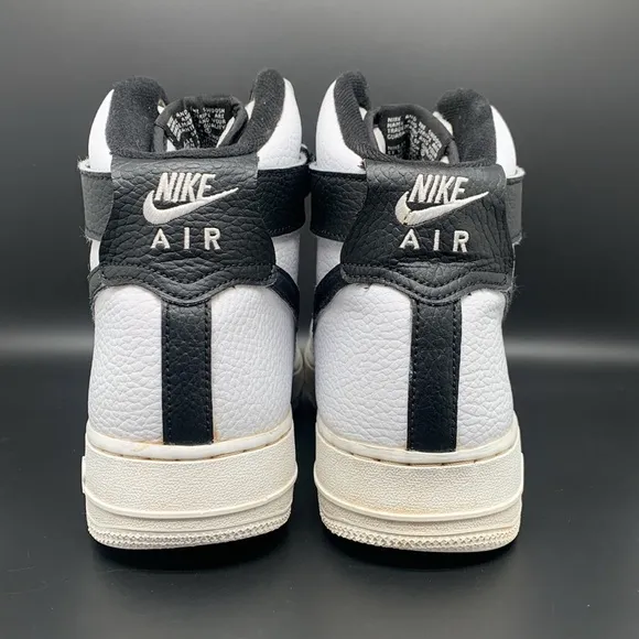 Nike Air Force 1 '07 High '21 Pebbled Leather Shoes Ct2303-100 Men's Sz 9.5