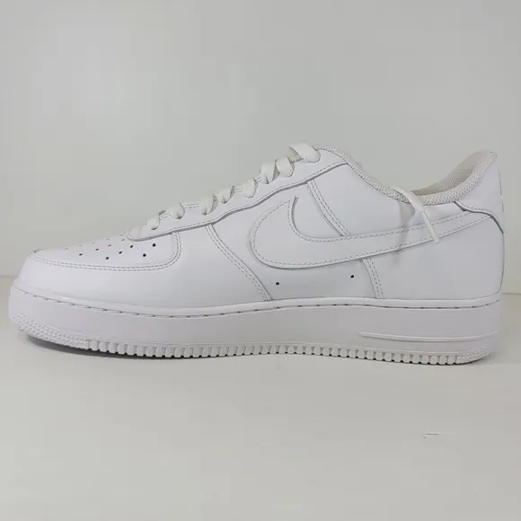 Nike Air Force 1 '07 Low Triple White CW2288-111 Mens Size 13 New In Box Shoes