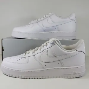 Nike Air Force 1 '07 Low Triple White CW2288-111 Mens Size 13 New In Box Shoes