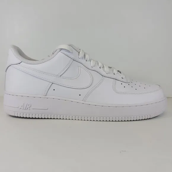 Nike Air Force 1 '07 Low Triple White CW2288-111 Mens Size 13 New In Box Shoes