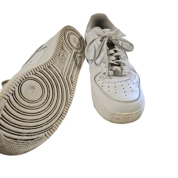 Nike Air Force 1 ‘07 Men's Shoes Triple White Size 11.5 Low Top CW2288-111