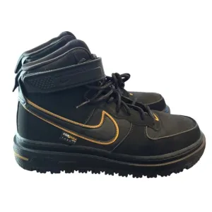 Nike Air Force 1 Boot Cordura Black Wheat High Top Sneakers Shoes Sz 9