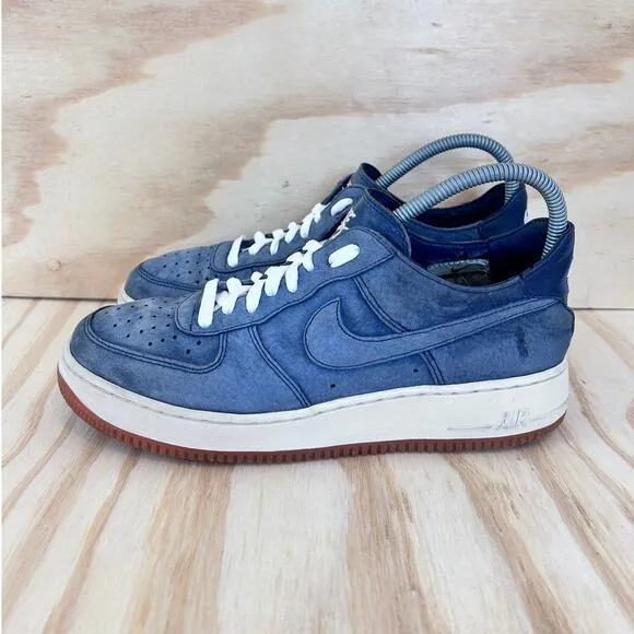 Nike - Air Force 1 Deconstruct Low - Sneakers - Blue - Men's - 9 - 511454-400