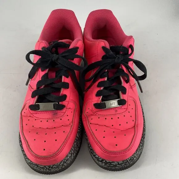 Nike Air Force 1 GS AF1 Low Hyper Pink 596728-608 Size 5Y Shoes