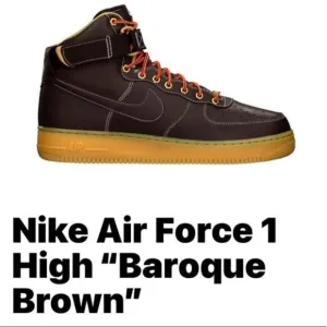 Nike Air Force 1 High ‘Baroque Brown’ Size 5.5Y Boys / Women’s 7