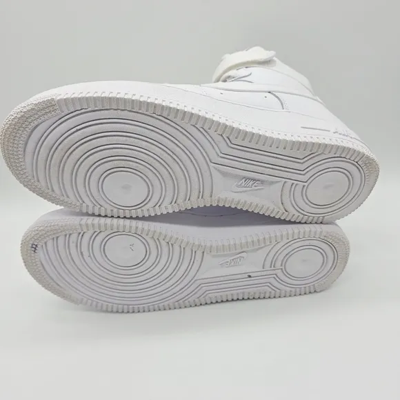 Nike Air Force 1 High Top LE DH294-111 White Sneakers Youth Size 7