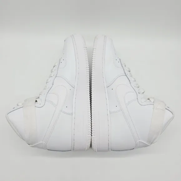 Nike Air Force 1 High Top LE DH294-111 White Sneakers Youth Size 7