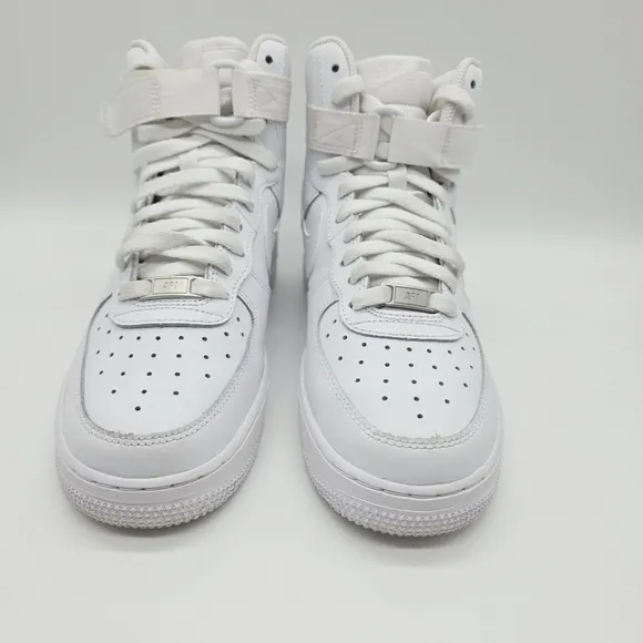 Nike Air Force 1 High Top LE DH294-111 White Sneakers Youth Size 7