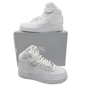 Nike Air Force 1 High Top LE DH294-111 White Sneakers Youth Size 7
