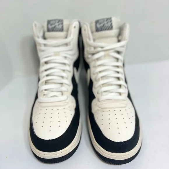 Nike Air Force 1 High Top Men's Black and White 315121-024 Shoes Size 12