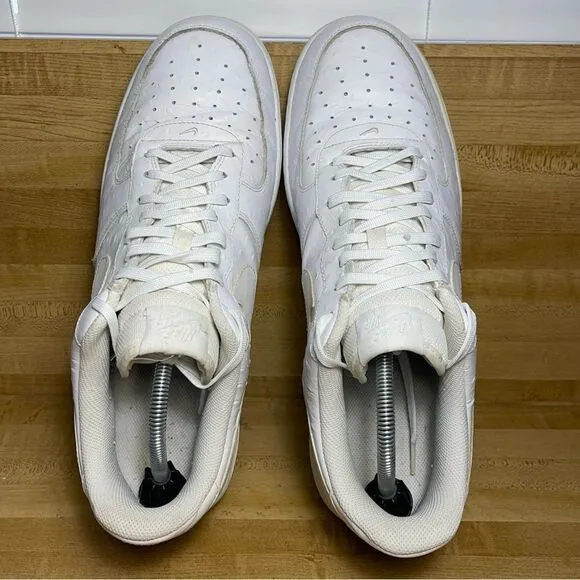 Nike Air Force 1 Low '07 LV8 Ostrich White Mens Shoes Size 14 718152-104 AF1