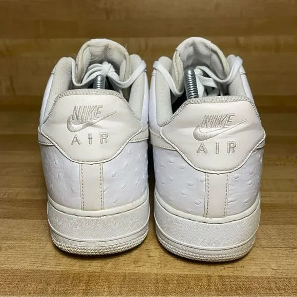 Nike Air Force 1 Low '07 LV8 Ostrich White Mens Shoes Size 14 718152-104 AF1