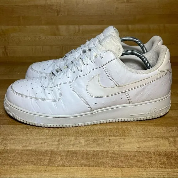 Nike Air Force 1 Low '07 LV8 Ostrich White Mens Shoes Size 14 718152-104 AF1