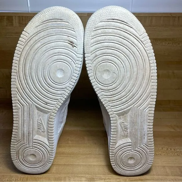 Nike Air Force 1 Low '07 LV8 Ostrich White Mens Shoes Size 14 718152-104 AF1