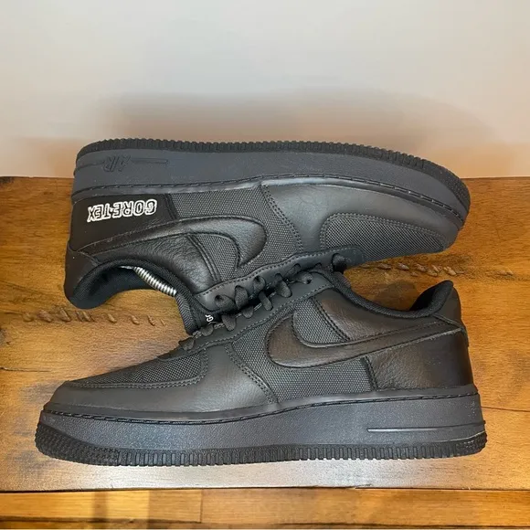 Nike | Air Force 1 Low Gore-Tex Shoes - Black ; Mens 7