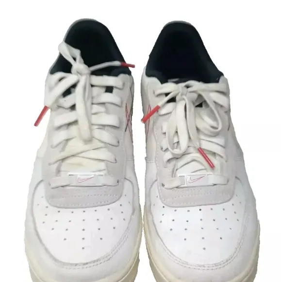 Nike Air Force 1 Low GS SCRIPT Swoosh Youth’s Size 7Y Shoes ~CK9707-100