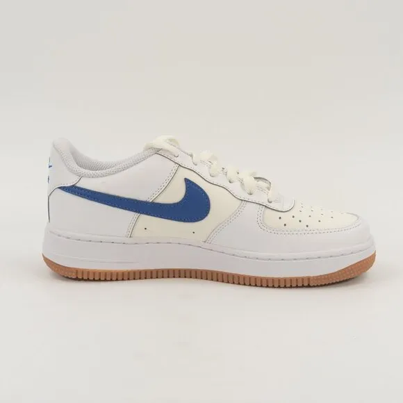 Nike Air Force 1 Low GS White Game Royal Gum DX5805-179 size 5.5 Youth / 7 Women