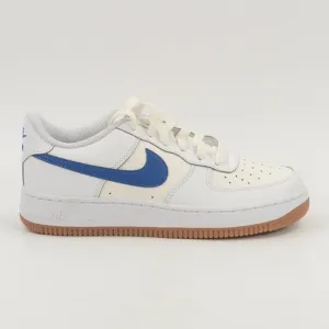 Nike Air Force 1 Low GS White Game Royal Gum DX5805-179 size 5.5 Youth / 7 Women