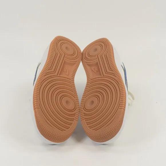 Nike Air Force 1 Low GS White Game Royal Gum DX5805-179 size 5.5 Youth / 7 Women