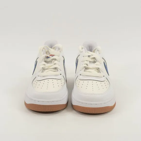 Nike Air Force 1 Low GS White Game Royal Gum DX5805-179 size 5.5 Youth / 7 Women